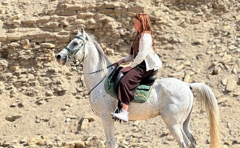 Abusir Horseback Riding and Fifth Dynasty Pyramids Tour