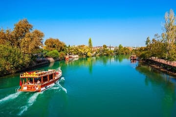 Manavgat River Boat Waterfall & Market Tour from Side