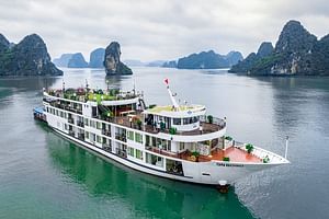 Halong Aquamarine Cruise Luxury 2 Days 1 Night Tour from Hanoi