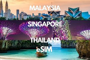 Singapore, Thailand & Malaysia eSIM: 0.5GB Daily to 30GB-30 Days