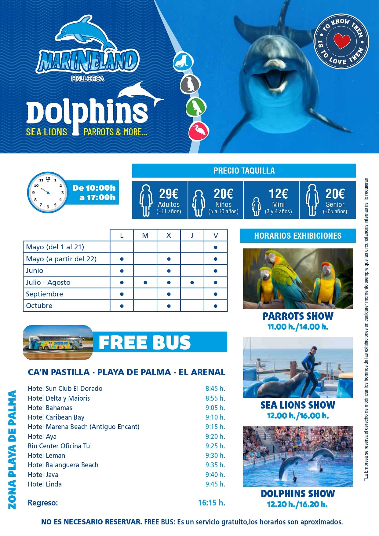 Marineland with FREE transfer from the SOUTH