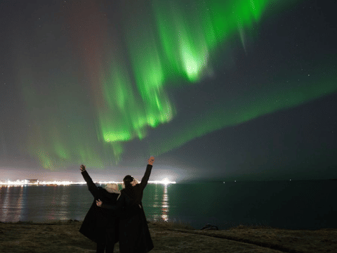 Northern Lights Minibus Tour. Blankets, Hot Cocoa and Kleina pastry. Free retry., photo 4