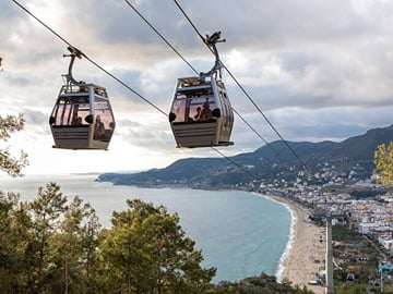 Alanya Sunset Tour: Cable Car, Boat Cruise, and Dinner