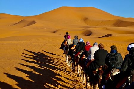 Luxury Camel Ride and Desert Camp Experience in Merzouga Dunes