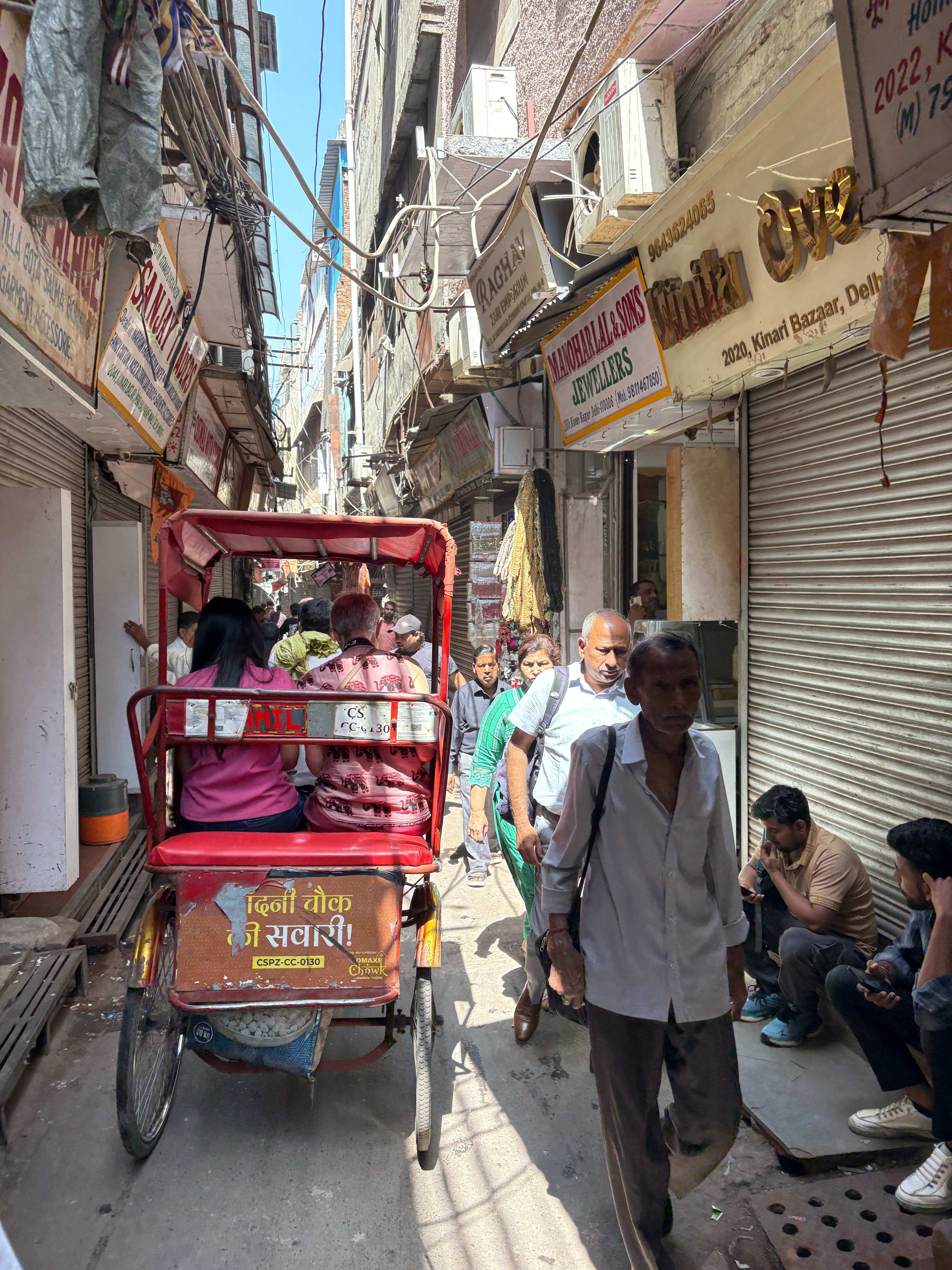 Riksha ride old Delhi