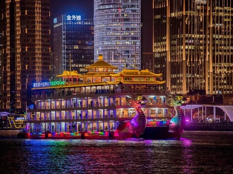 Huangpu River Evening Cruise Ticket with Dinner