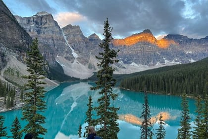 Moraine Lake, Lake Louise,Johnston Canyon&Banff Town from Canmore