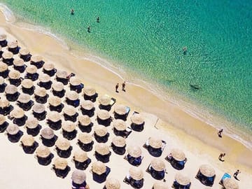 Beach Escape and Mykonos Town Exploration for Cruise Passengers