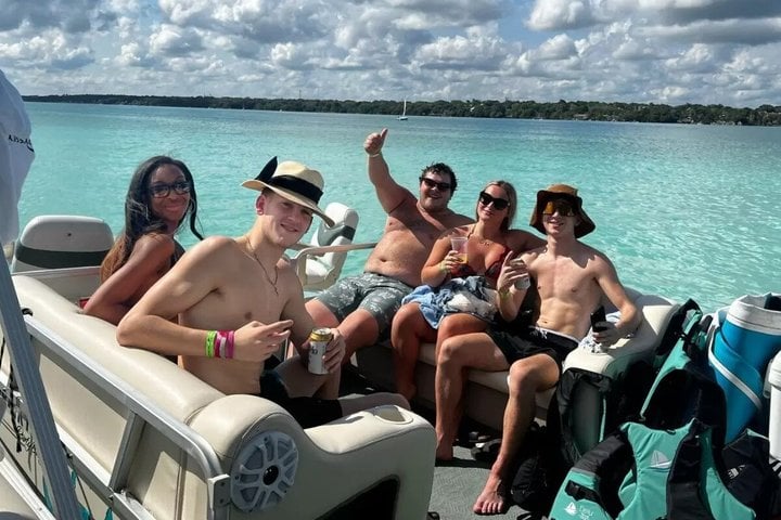 Bacalar Seven Color Lagoon Boat Adventure with Grill Option 8