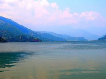 Cool Fewa lake in Pokhara