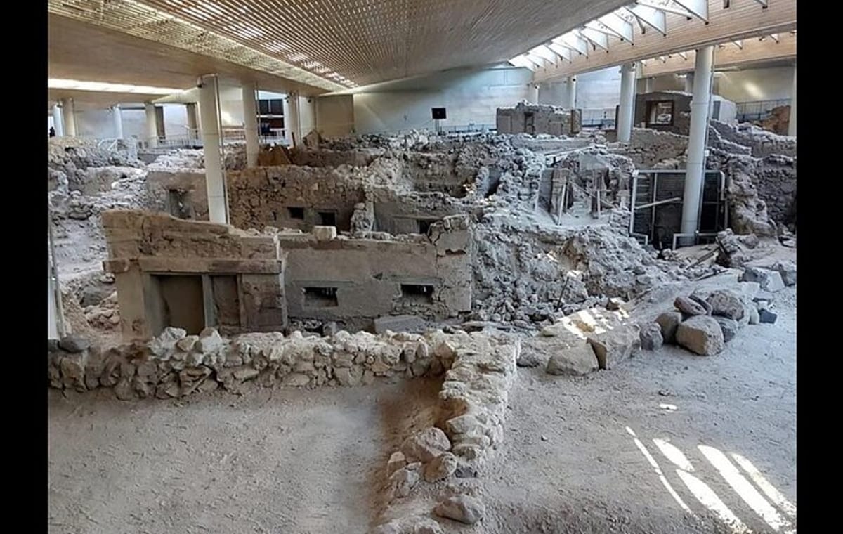 Santorini Visit Akrotiri Archaeological Site (Small Group)