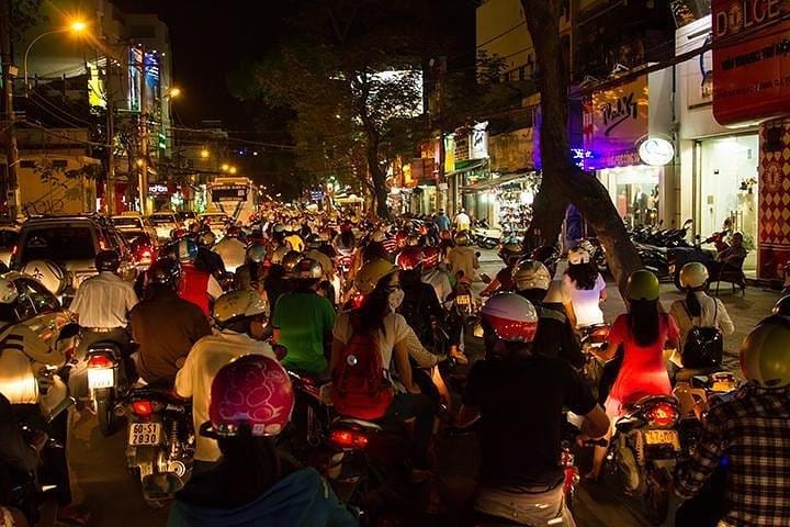 Ho Chi Minh City night time