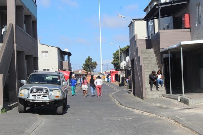 A street in the hostels