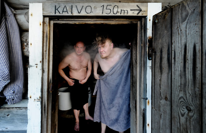 Bring your towel and swimsuit if you want to try out a genuine Finnish sauna (option)