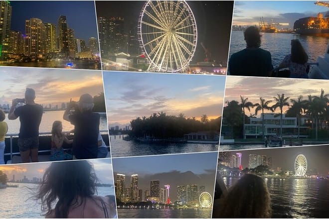 Miami Skyline Sunset Cruise of Celebrity Homes and Biscayne Bay