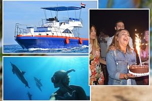 Birthday party on Private Boat to Dolphin House & Lunch -Hurghada