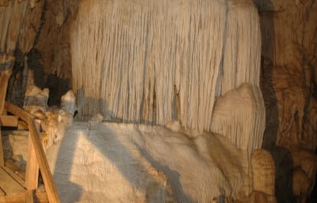 Tham Lod Cave & Pre-Historical Tomb & Bamboo Bridge