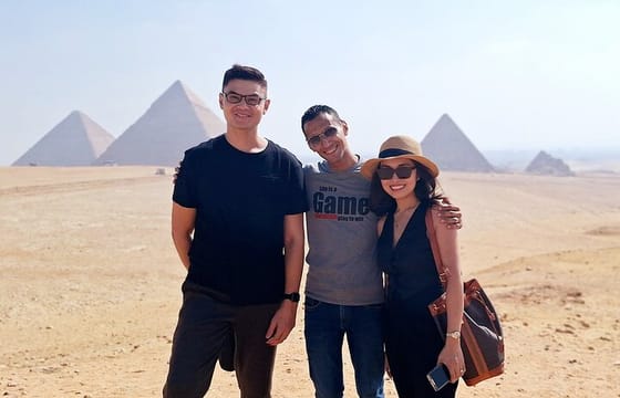 Private Giza Pyramids Sphinx Memphis Saqqara Lunch and Camel