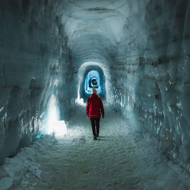 Into The Glacier - With Snowmobiling From Klaki Base Camp photo 2