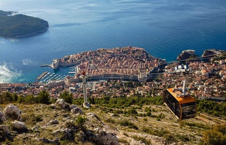 Dubrovnik Cable Car Ride and Old Town Walking Tour
