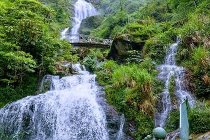 Sapa Dragon Cloud Glass Bridge and Silver Waterfall Half-Day Tour