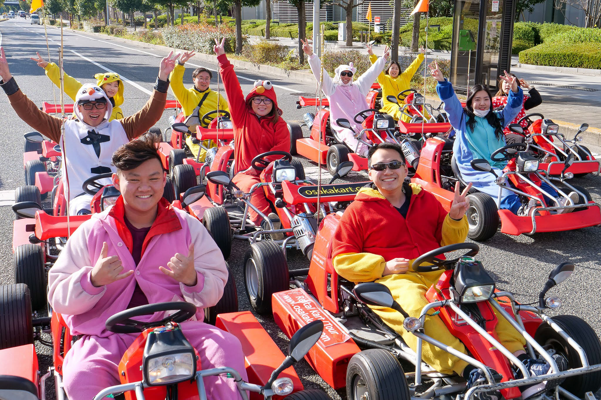 Osaka Go-Kart Rental with Local Guide from Namba (one- or two hours options)