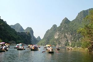 Full day Van Long Natural Reserve and Hoa Lu ancient town in Ninh Binh