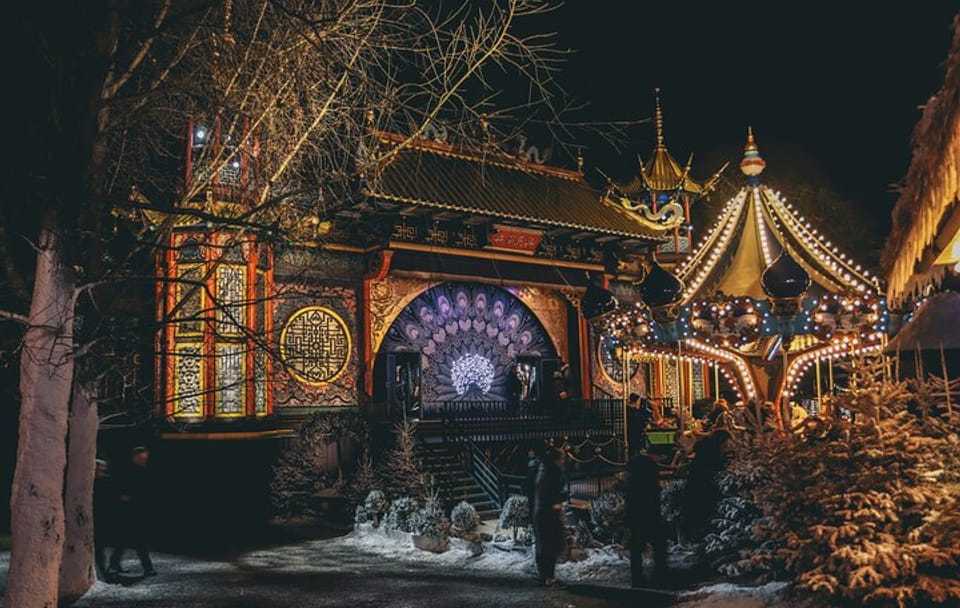 Copenhagen Walking Tour with Tivoli Gardens Christmas Market