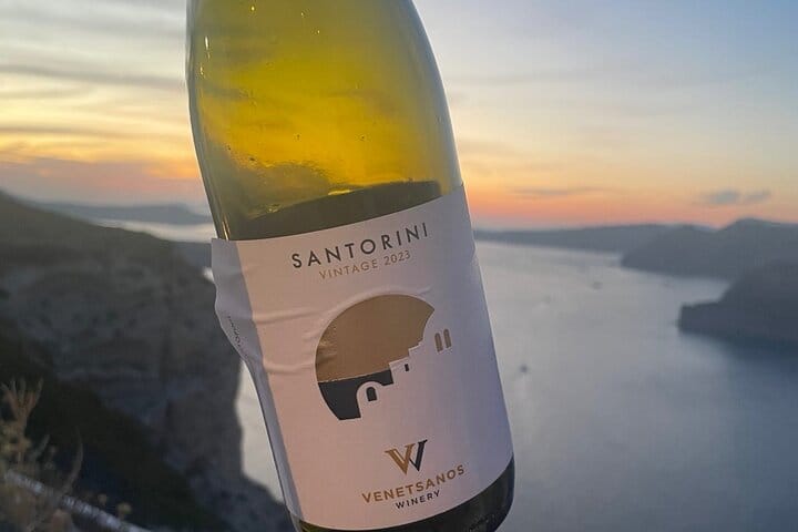 Santorini Private Wine Tasting with Dinner at Venetsanos Winery  6