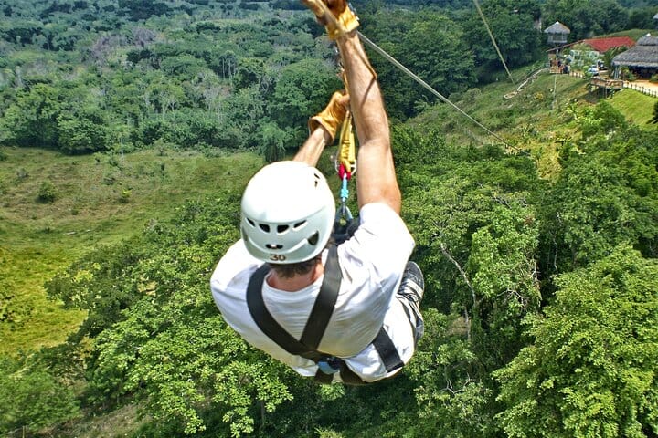 Waterfall Hike Zip Lining & Horseback Ride Tour from Puerto Plata