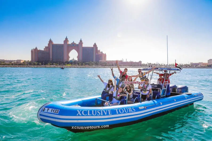 Dubai : Sea Adventures: Choice Between Dubai Marina Yacht Tour Or Speed Boat Thrills