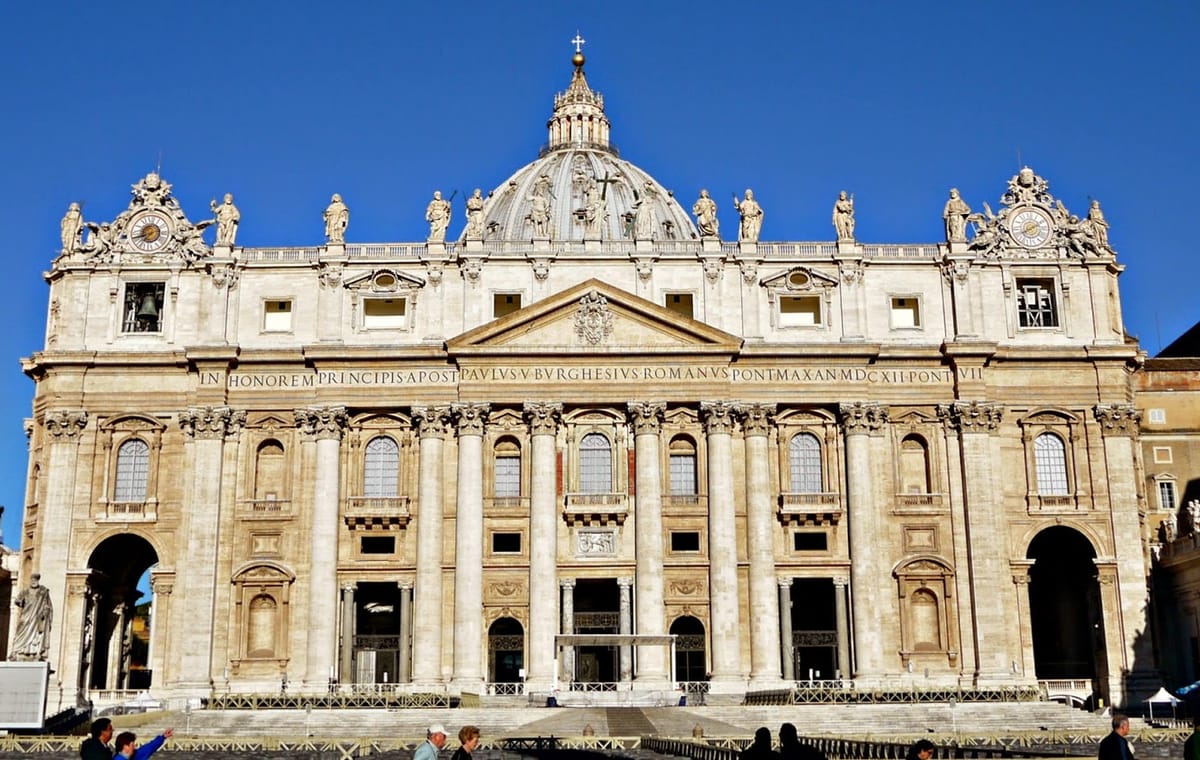 Audio Guided Tour of St. Peter's Basilica and Dome in Vatican City