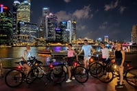 Singapore Marina Bay Small Group Night Cycling Tour 4