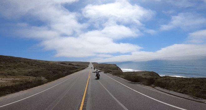 The Skyline local motorcycle tour takes riders via highway 1 from San Francisco