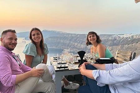 Santorini Sunset Wine Tour: Private Wine Tasting at Family Wineries