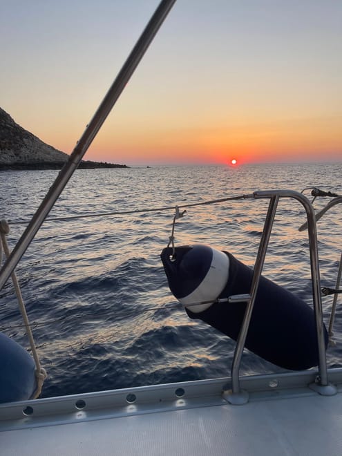 Palermo: Romantic Sunset Private Sailboat Tour with Dinner 4