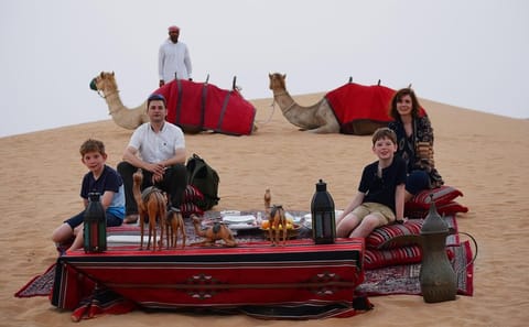 Dubai Sunrise Safari with Camel Trek and Breakfast Experience