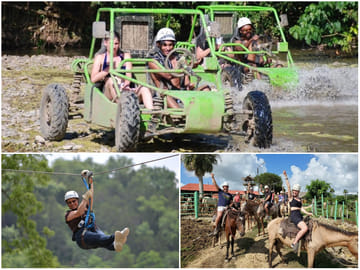 Adventure Tour in Anamuya: Horseback Riding, Ziplining, Dune Buggies