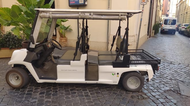 Explore Rome by Golf Cart
