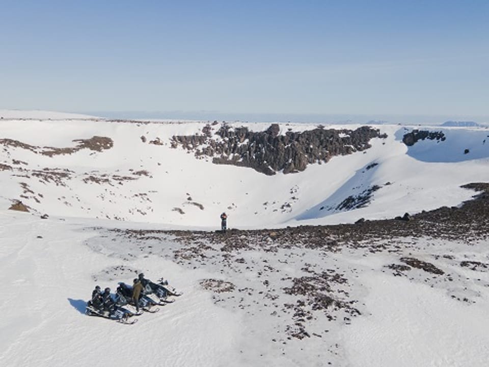 Lake Mývatn Wilderness Snowmobile Safari — Geo Travel