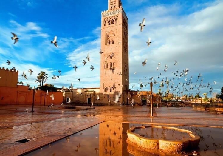 KOUTOUBIA MOSQUE IN MARRAKECH