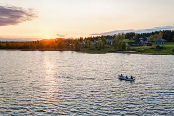 Summer Fishing Tour on Lake Kemijärvi in Finland