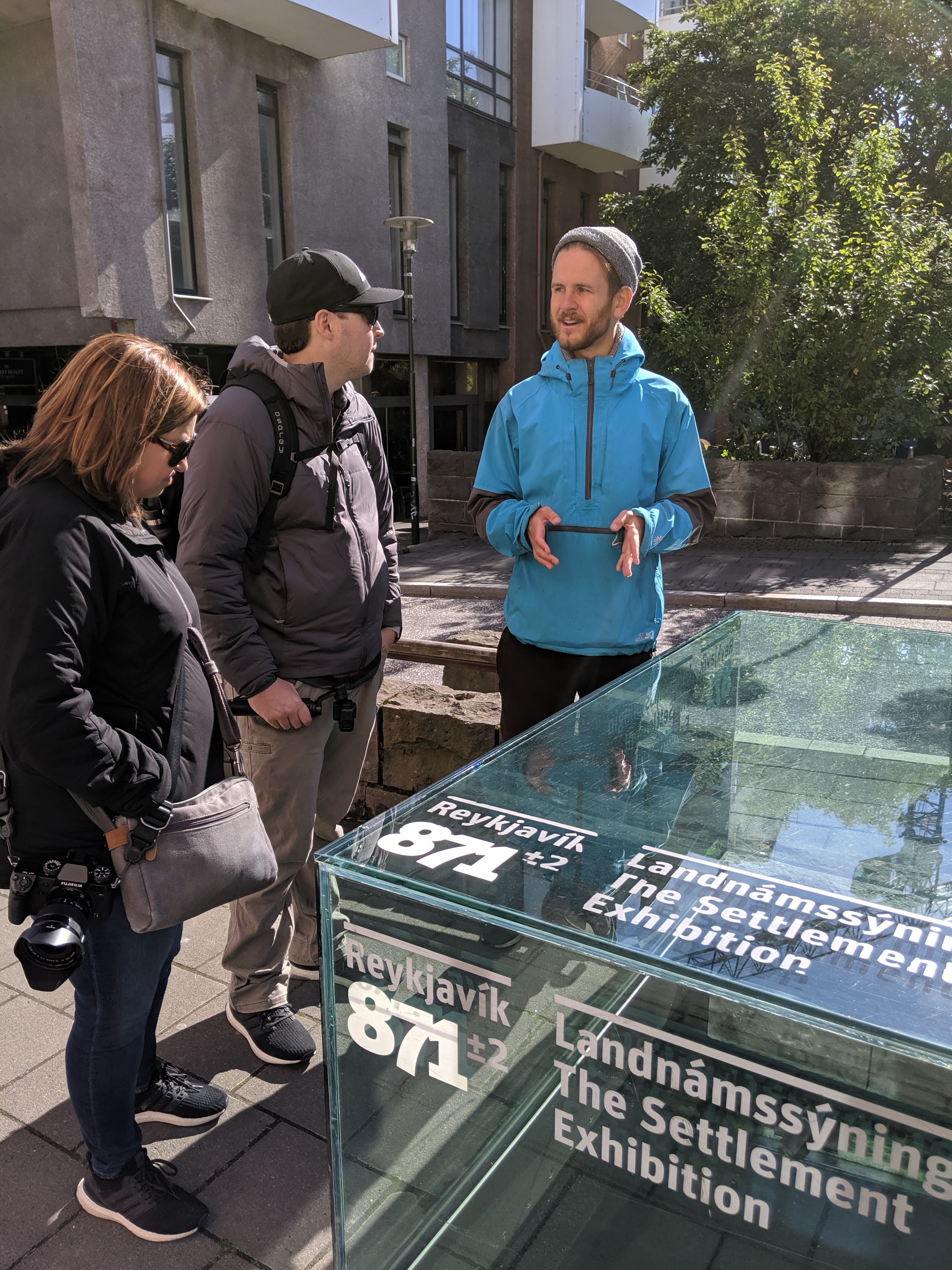 A Guide from Your Friend in Reykjavik explaining a exhibition piece.