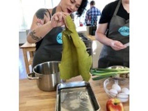 Seaweed at Salt Eldhus cookery school
