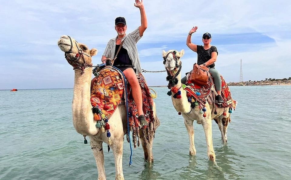 Premium 2 Hours Camel Ride: Amazing Desert & Sea – Hurghada