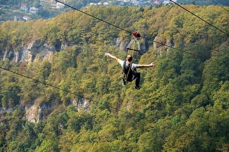 Via Ferrata Adventure & Zip Line Experience in Sacred Valley with Lunch
