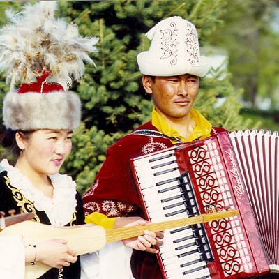 Traditional Folk Musicians Kyrgyzstan