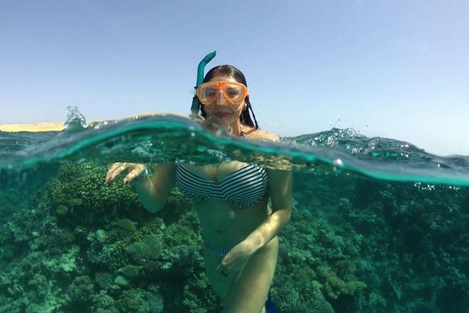 Royal Hula Hula Island Sea Trip and Parasailing &amp; lunch-HURGHADA