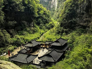 Chongqing Wulong 3 Natural Bridges Fairy Mountain Tour