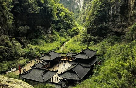 Wulong Karst National Park Day Tour from Chongqing